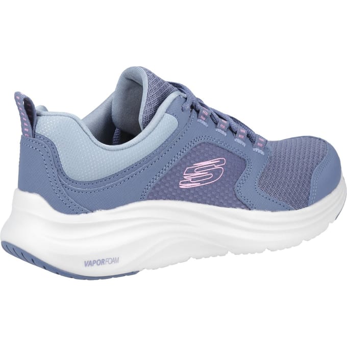 Skechers Vapor Foam Textile Damestrainers Slate/Roze