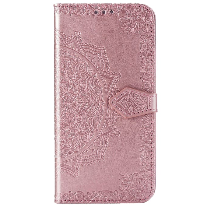 Mandala Bookcase voor de Samsung Galaxy S20 - Lichtroze