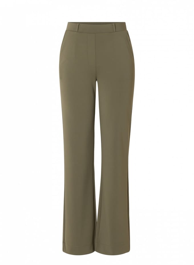 YEST Celia Bottoms - Army Green - maat W38 / L32