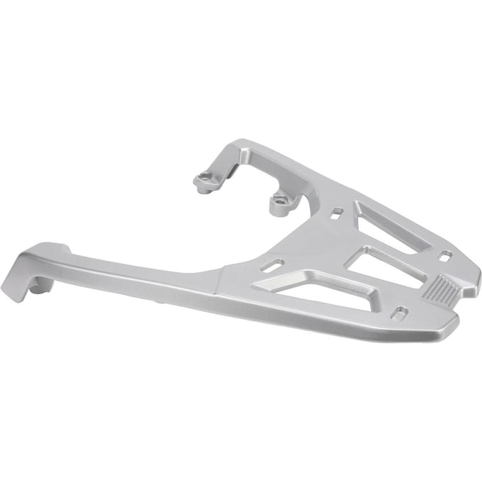 Porte-bagages arrière de moto Alliage d'aluminium Rangement pratique Porte-bagages Support white