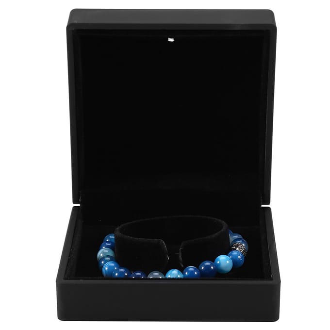 LED Verlichte Armband & Bangle Trouw Sieraden Display Koffer Geschenk Opbergdoos (Armbanddoos) zwart