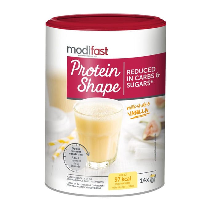 Modifast Proteine shape milkshake vanille 420 Gram