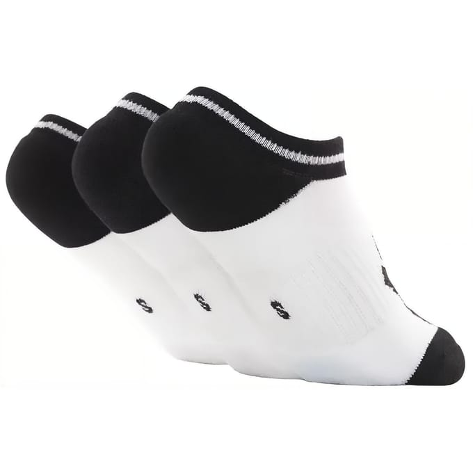 Nike Enkelsokken Dames 3 Paar Zwart Wit SX6064-101 M white