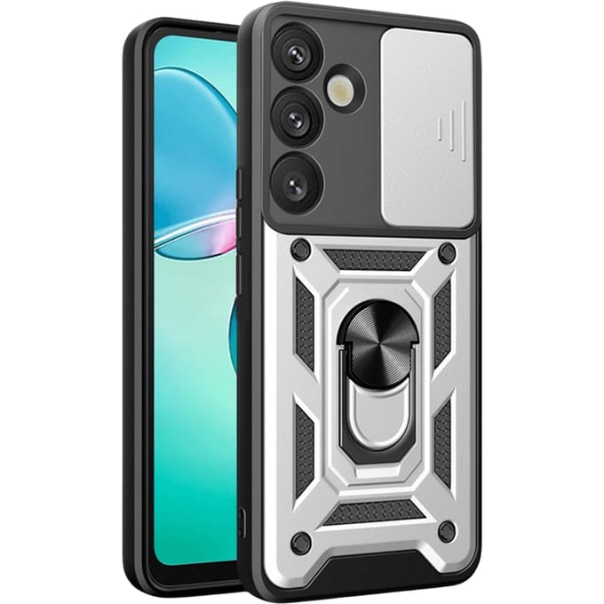 Amorus Samsung Galaxy A57 Shield Case Zilver