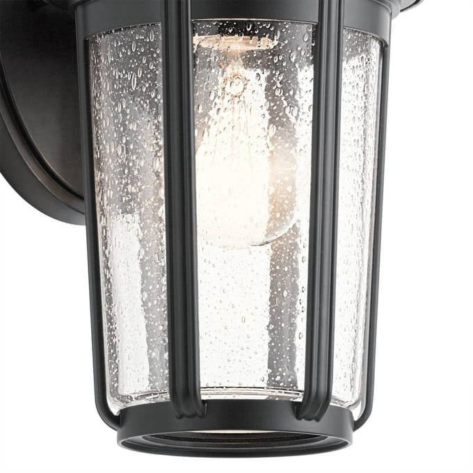 Kichler LED Wand Buitenlamp Fairfield | 1X E27 Max 60W | IP44 | Dimbaar | Black