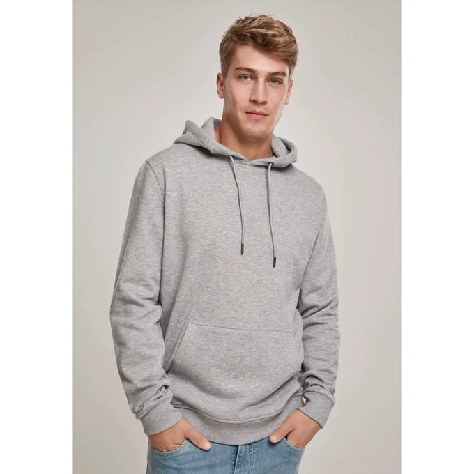 Urban Classics - Basic Sweat Hoodie/trui - L - Grijs