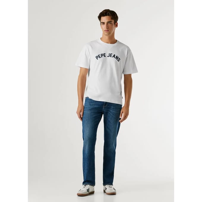 Pepe Jeans Gio T-shirt Met Korte Mouwen Wit M Man
