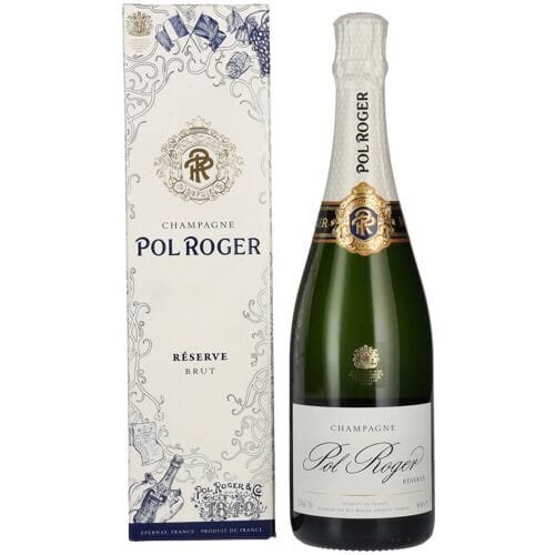 Pol Roger Champagne Réserve Brut 12,5% Vol. 0,75l in geschenkverpakking