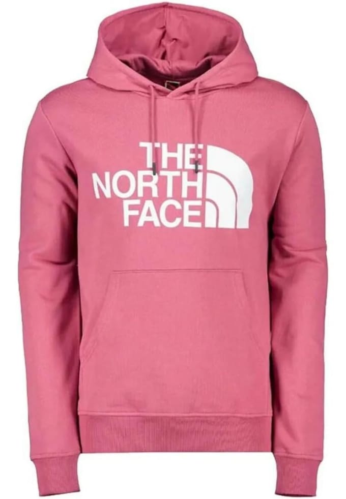 The North Face Standard Heren Hoodie in Rood Violet
