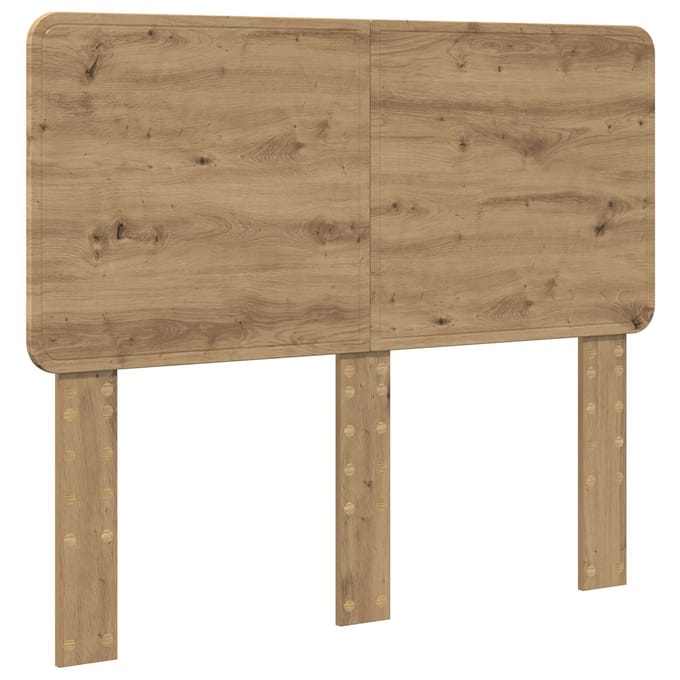 vidaXL Hoofdbord Artisan Eiken Bewerkt hout