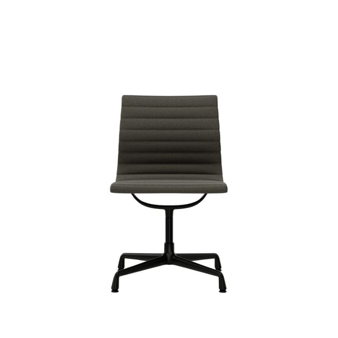 Vitra - Aluminium Chair - EA 101 - diepzwart - Hopsak - warmgrey/moorbruin