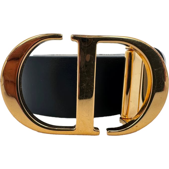 Christian Dior 30 Montaigne in zwart kalfsleer