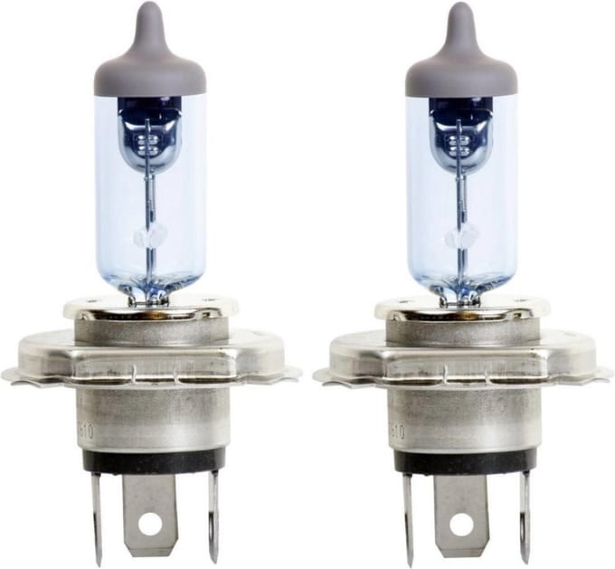 Benson Heldere autolampen H4 - Xenon Super White - 12V - 60/55W - Set van 2 stuks