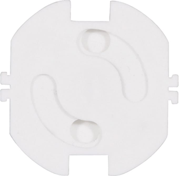 Scanpart stopcontact beveiliging - Geschikt voor geaarde en ongeaarde stopcontacten - Wit - 5 stuks