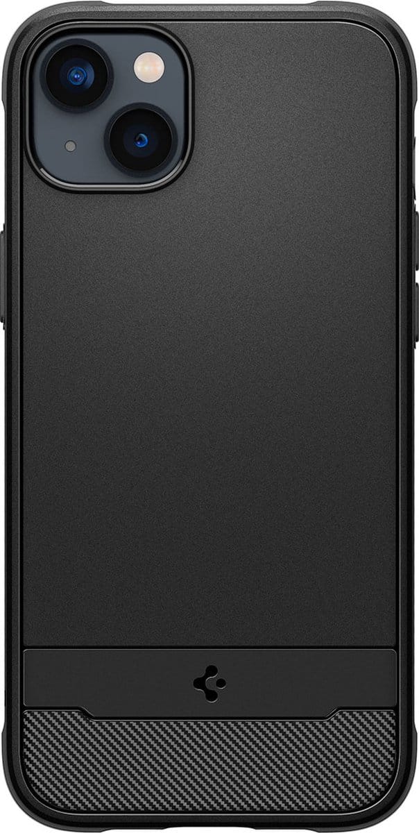 Spigen Rugged Armor Apple iPhone 14 Hoesje MagSafe Back Cover Zwart