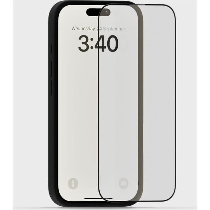 Screen Protector Full Cover w. Black Frame iPhone 12