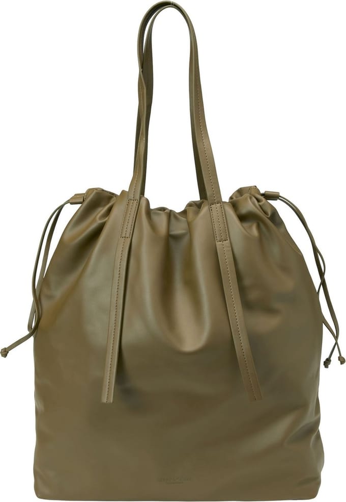 Marc O'Polo Schoudertas Shopper Forest Floor Olijfgroen