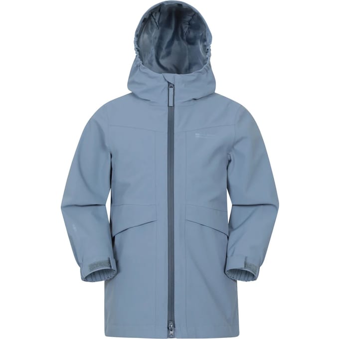 Mountain Warehouse Waterdichte jas voor kinderen/Kinderen April (Blauw)