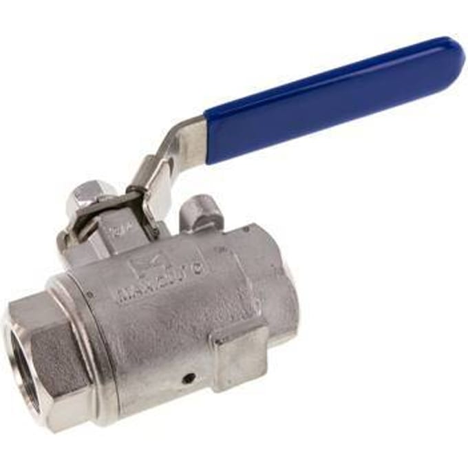 G 3/4 inch RVS Kogelkraan met Ontluchting - BL3SH-MVT-034