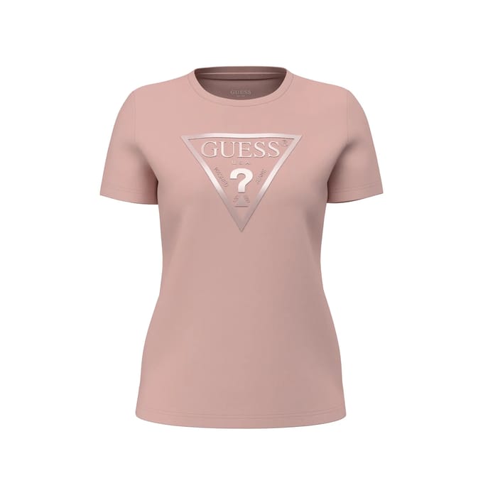 T-shirt dames Guess New Cn Basic Triangle