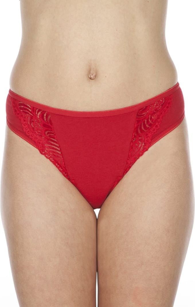 Swaens String rood – bamboe ondergoed - maat S