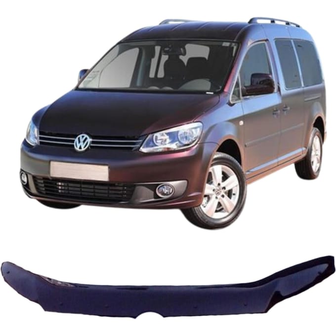 Motorkapafdekking en winddeflector voor Volkswagen Caddy van 2010 tot 2015