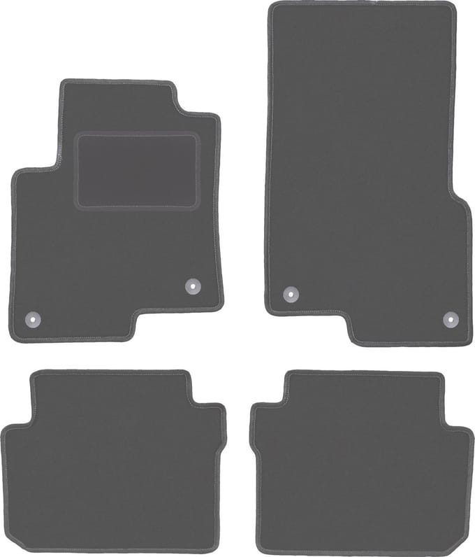 Grafiet automatten voor: Smart ForFour I hatchback (2004-2007)