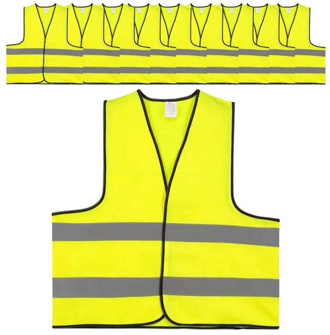 Geel veiligheidshesje | 100 stuks