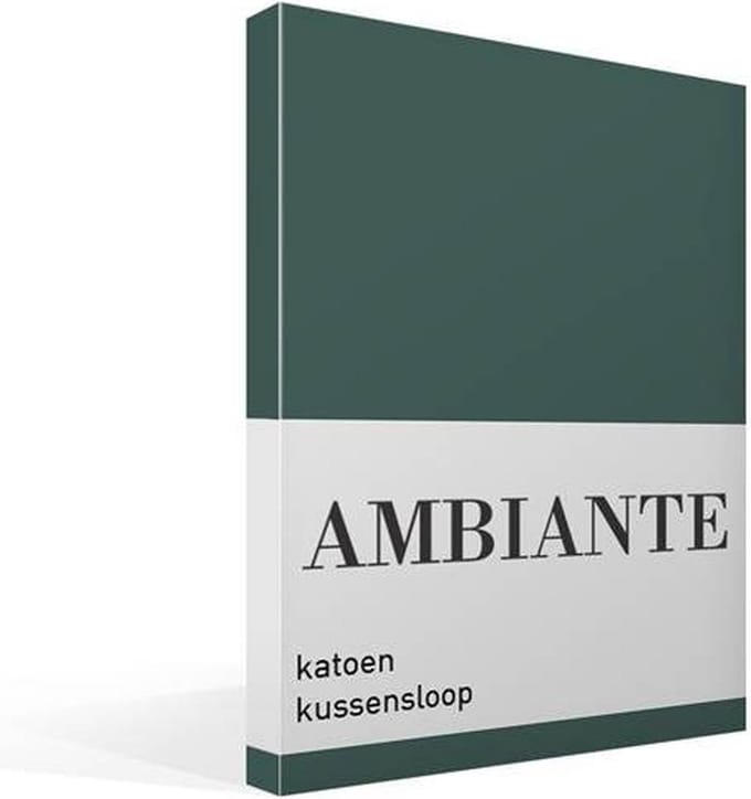 Ambiante Kussensloop - 60x70 cm - Dark Green