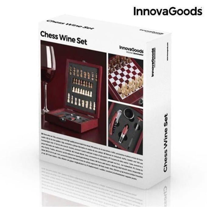 Innovagoods Wine And Chess Set 37 Pieces