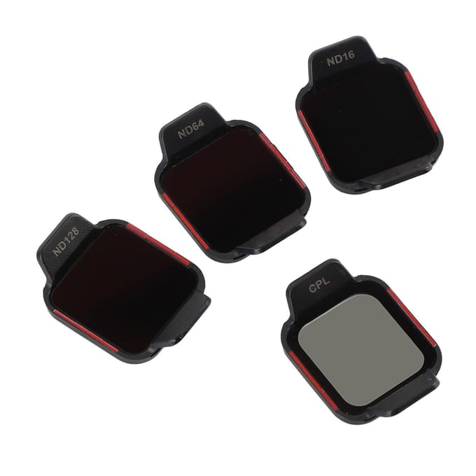 Drone Filters Set HD Krasbestendig Gecoat CPL ND16 ND64 ND128 Filter voor Flip Drone black