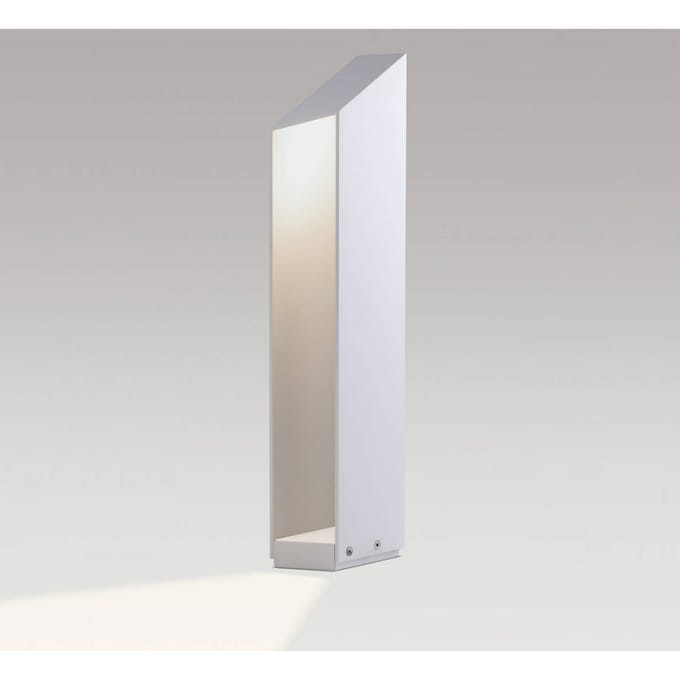MARSET LED sokkellamp Domus, hoogte 55 cm, wit, aluminium