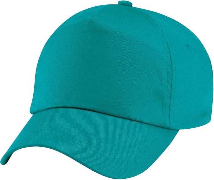 Beechfield Unisex Junior Junior 5 Panel Baseball Cap (Smaragd)