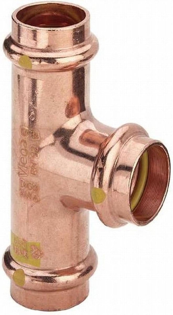 Viega Profipress t-stuk - 28 mm gas