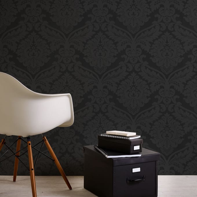 BAROK BEHANG - Zwart - AS Creation Black&White 4