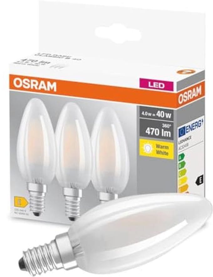 E14 LED Lamp Warm Wit 2700K | Energiezuinig 4W Mat