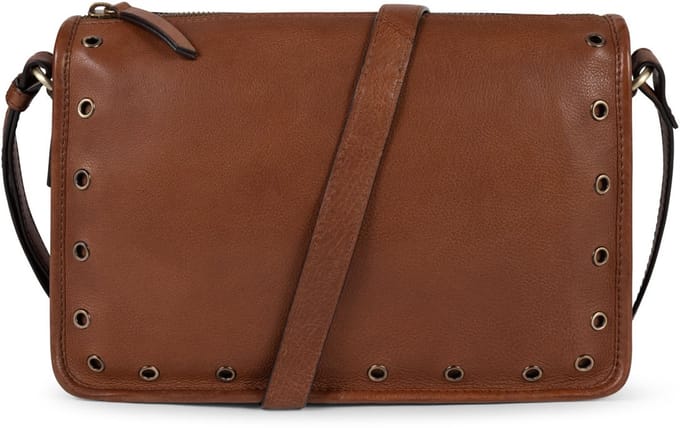Bag2Bag Leren Elegante Schoudertas Siena Cognac