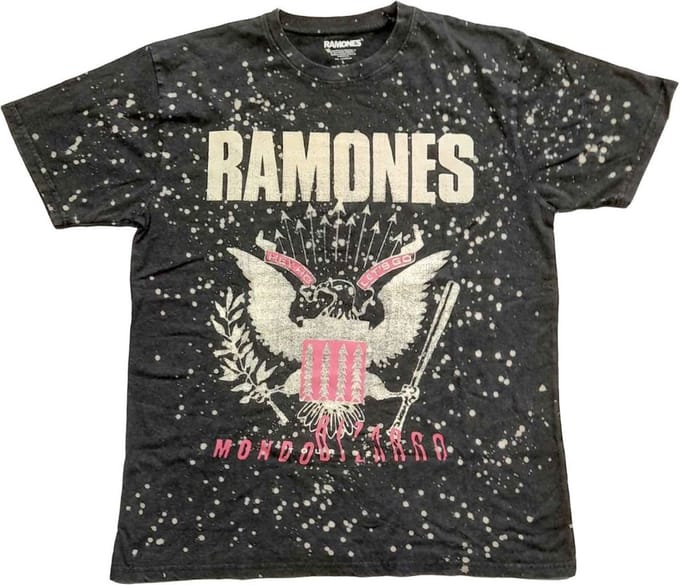 Ramones - Eagle Heren T-shirt - S - Zwart