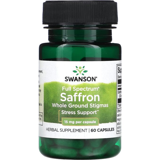 Saffraan, 15Mg, 60 Capsules