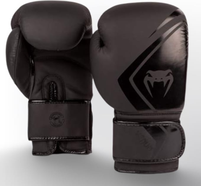 Venum Bokshandschoenen Contender 2.0 Zwart/Zwart -12oz
