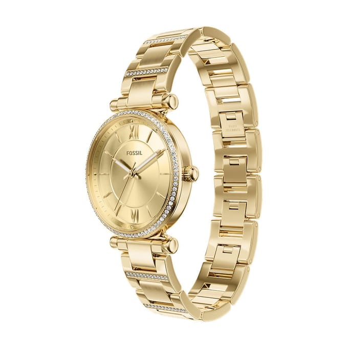 FOSSIL ES5465 Vrouwen Horloge 35 mm Goudkleurig
