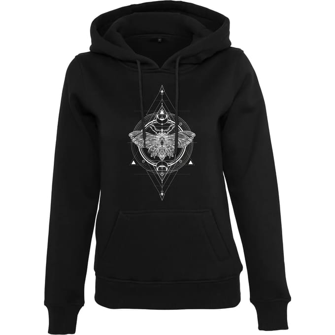 Mister Tee - Moth Hoodie/trui - XS - Zwart