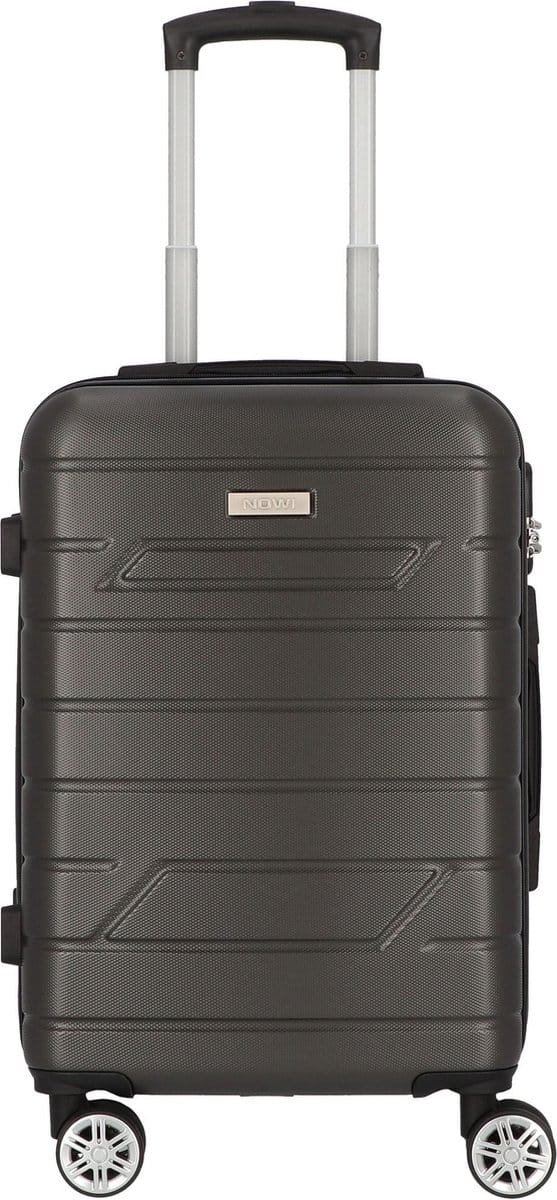 NOWI Bergamo 4 wielen Cabinewagen 56 cm - Harde bagage - Combinatieslot - anthrazit
