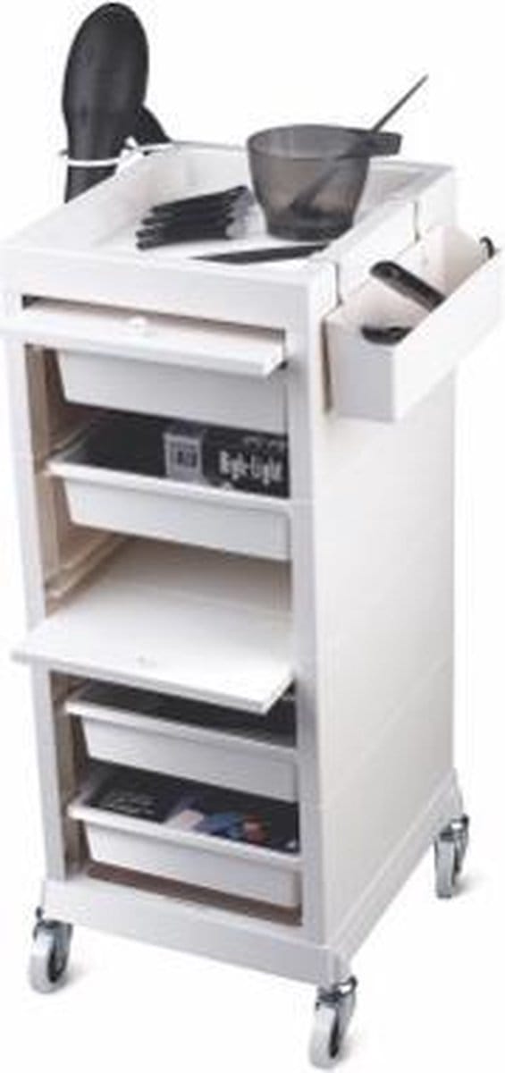 Sibel - Discrete Werkwagen Kapper - Wit