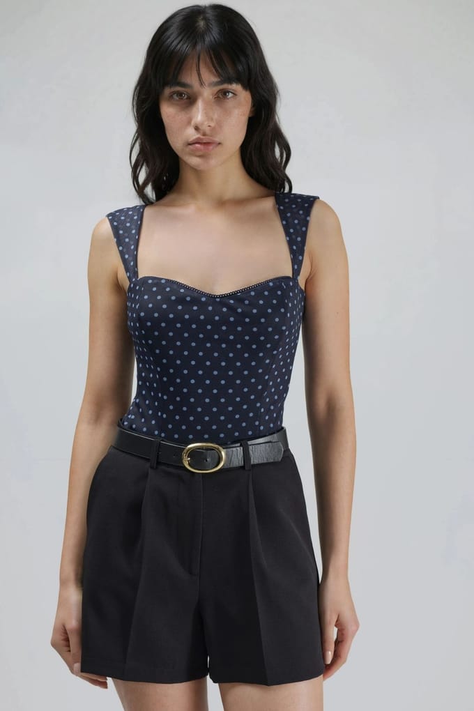 Hoge Taille Wijde Pijpen Mini Shorts