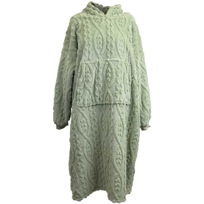 Unique Living - Hoodie Pleun Tea Green -78x120cm