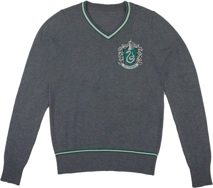 Harry Potter Gebreide trui -XS- Slytherin Grijs