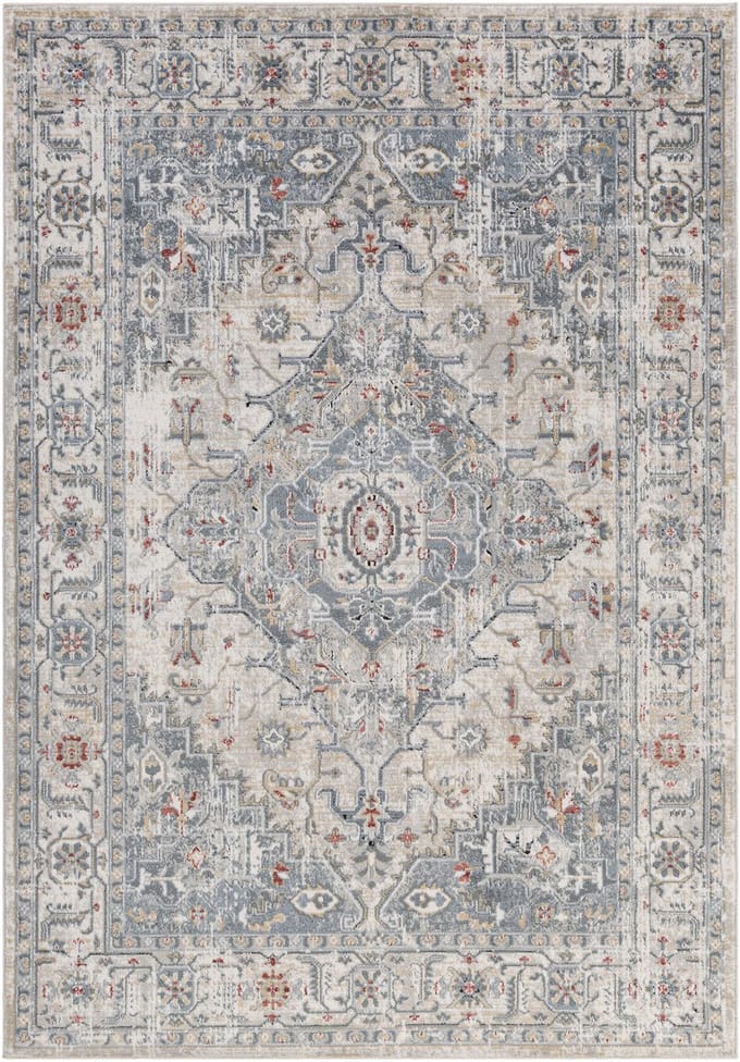 SURYA - DALILA Vintage Oosters Grijs Tapijt