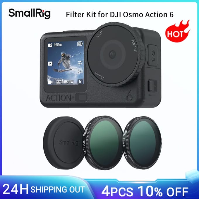 SmallRig 5896 Filter Kit for DJI Osmo Action 6