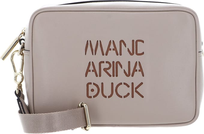MANDARINA DUCK Schoudertas Lady Duck Camera Bag Whitecap Gray Beige